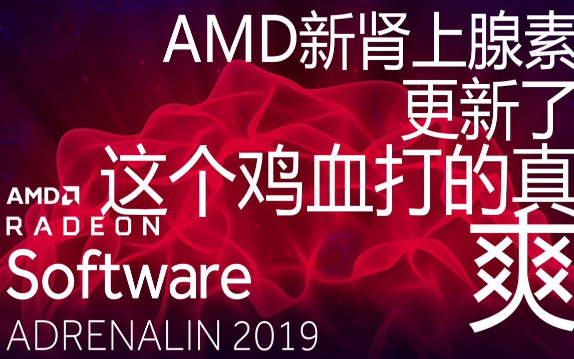 【AMD显卡新鸡血】2019版新肾上腺素显卡驱动体验 赶快更新还等什么哔哩哔哩bilibili