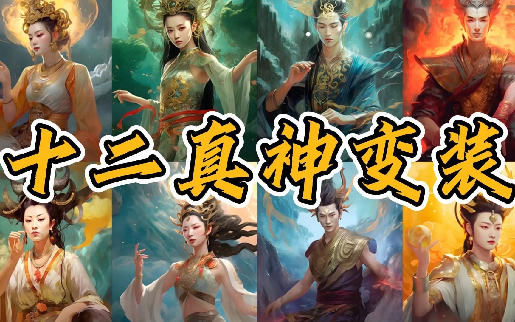 长月烬明十二真神变装