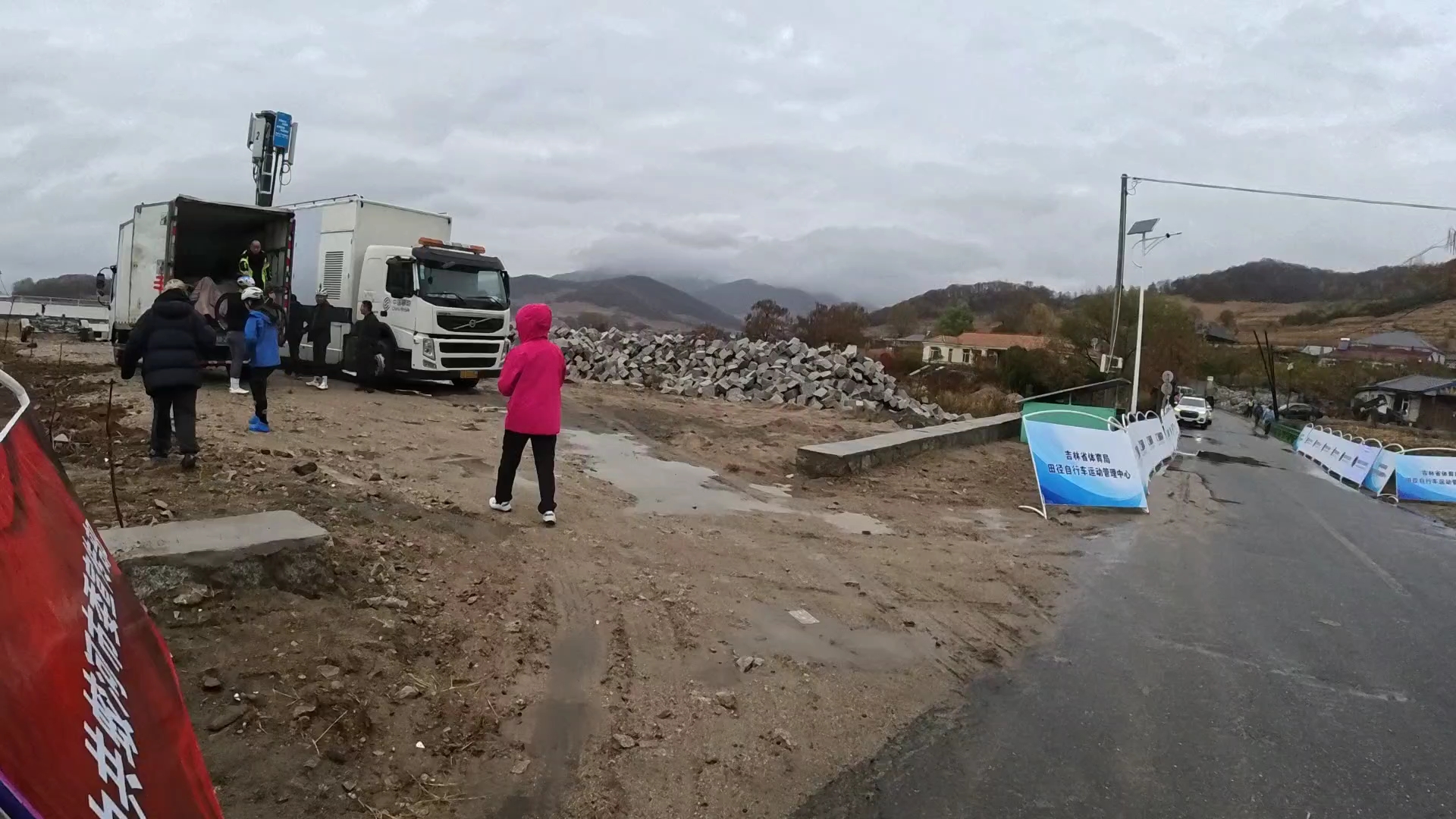 滨湖路比赛！雨骑！太冷了！完事只想快点结束一点也没心情拍视频了！(20261018)