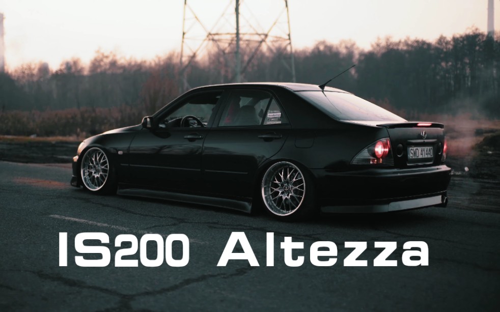 「jdm」伴你去追随日落,咬地鲨lexus is200 altezza