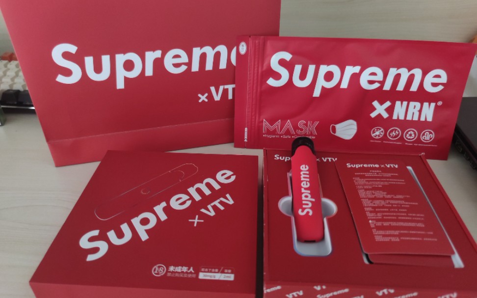 supreme×vtv联名,开箱分享