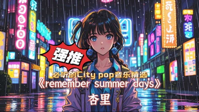 [图]来自杏里的《Remember Summer Days》，让人想起那个夏天的雨夜…温暖中带着伤感…