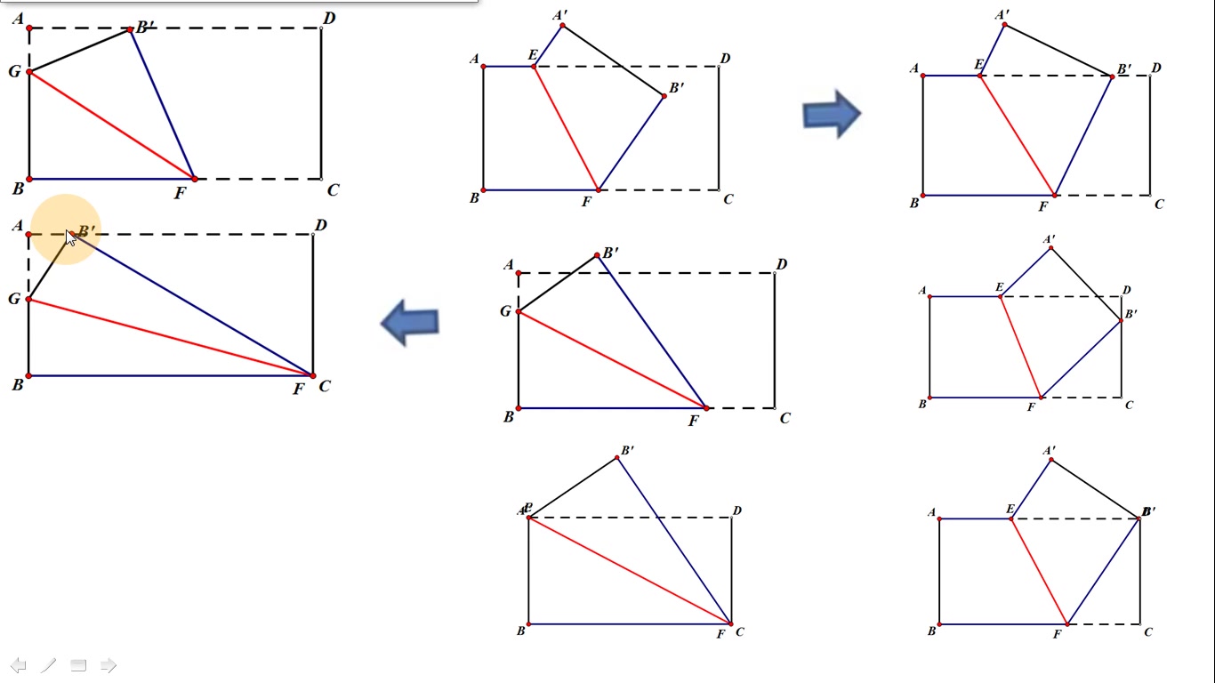 滕义和课堂专题平行四边形折叠问题1