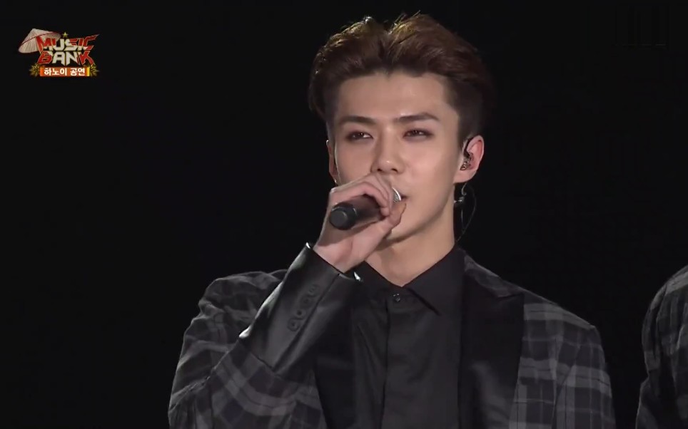 【exo】《overdose》 《lucky》kbs音乐银行 15/04/08