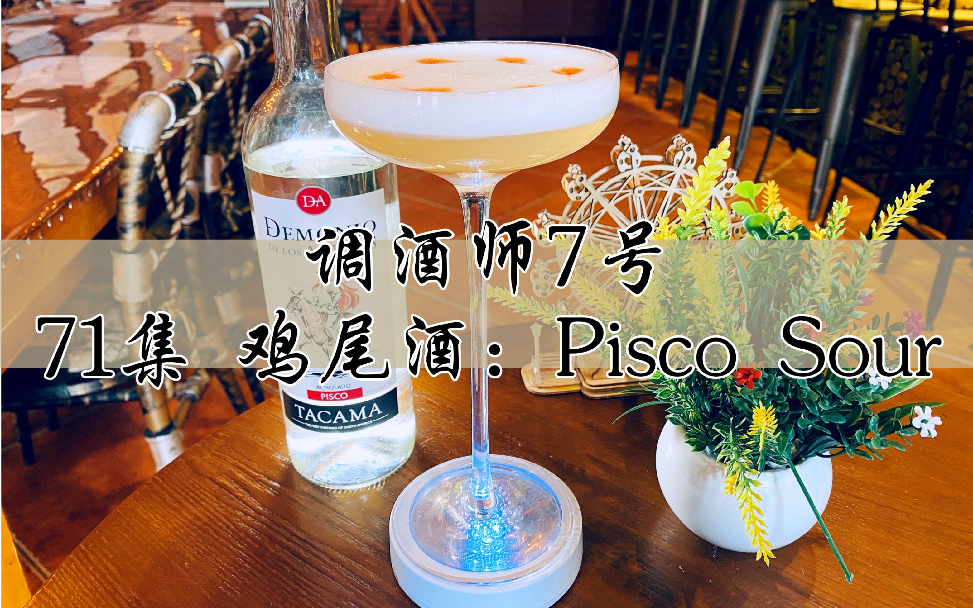 活动  71集 鸡尾酒:pisco sour