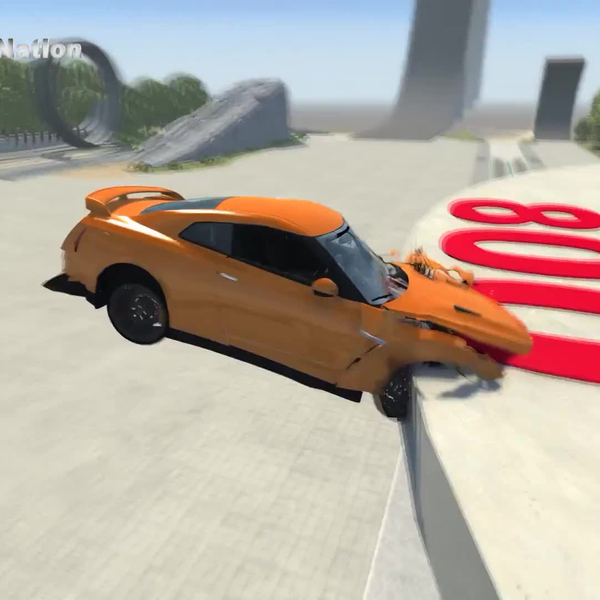 Crash Testing Real Car Mods #2 - Beamng Drive Car Crashes Compilation 