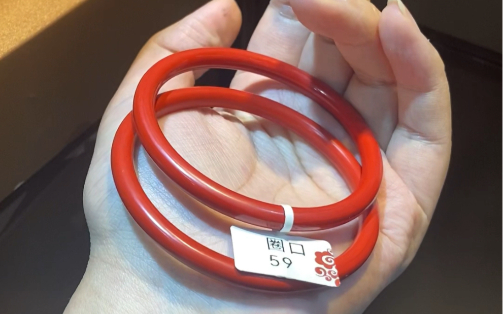 朱砂红砂手镯,显白气质百搭款