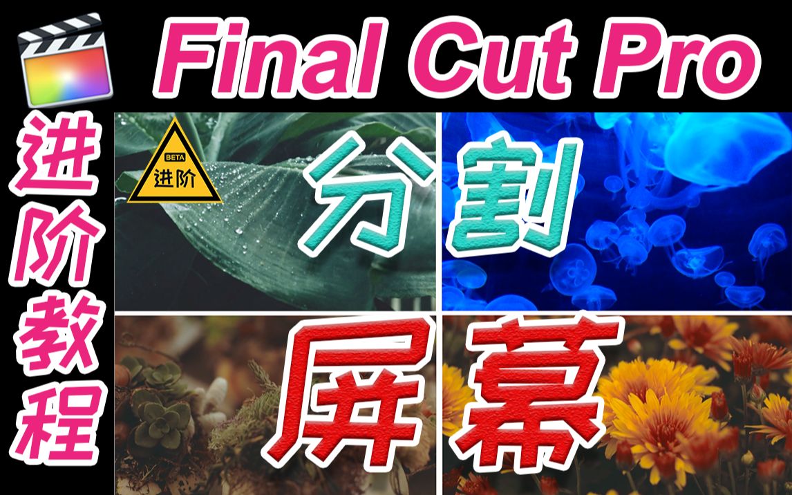 [图]【FCPX进阶教程】如何分割屏幕(Final Cut Pro X）