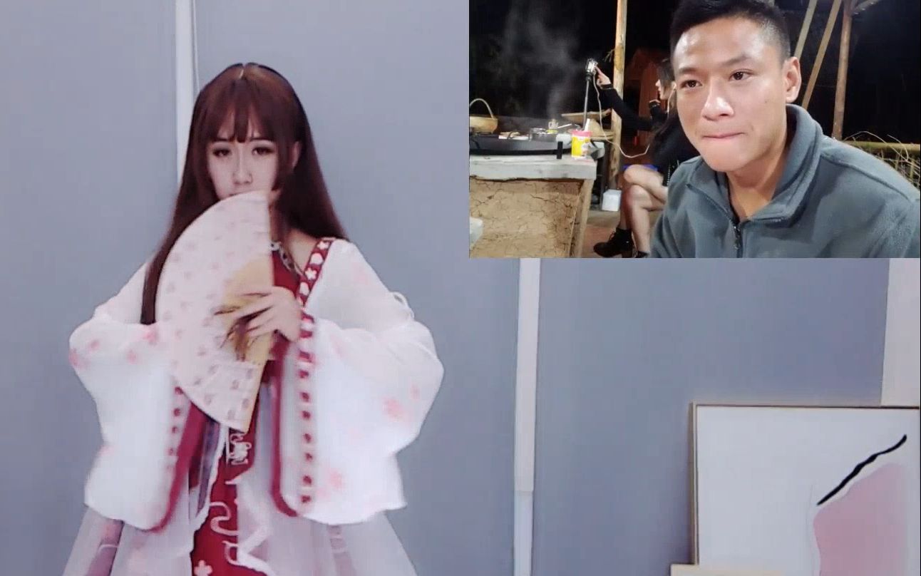 【hani九】哈尼九 女装大佬跳寄明月 直男三三九眼珠子都要蹦出来了