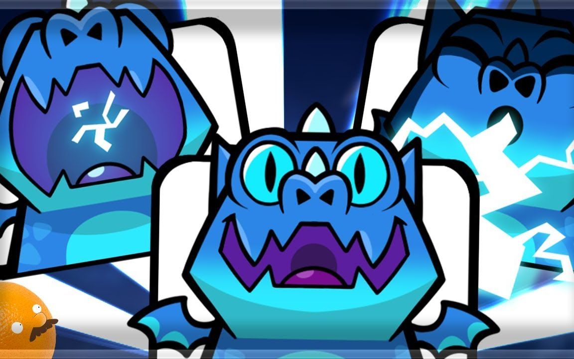 【皇室战争oj】全新雷电飞龙表情