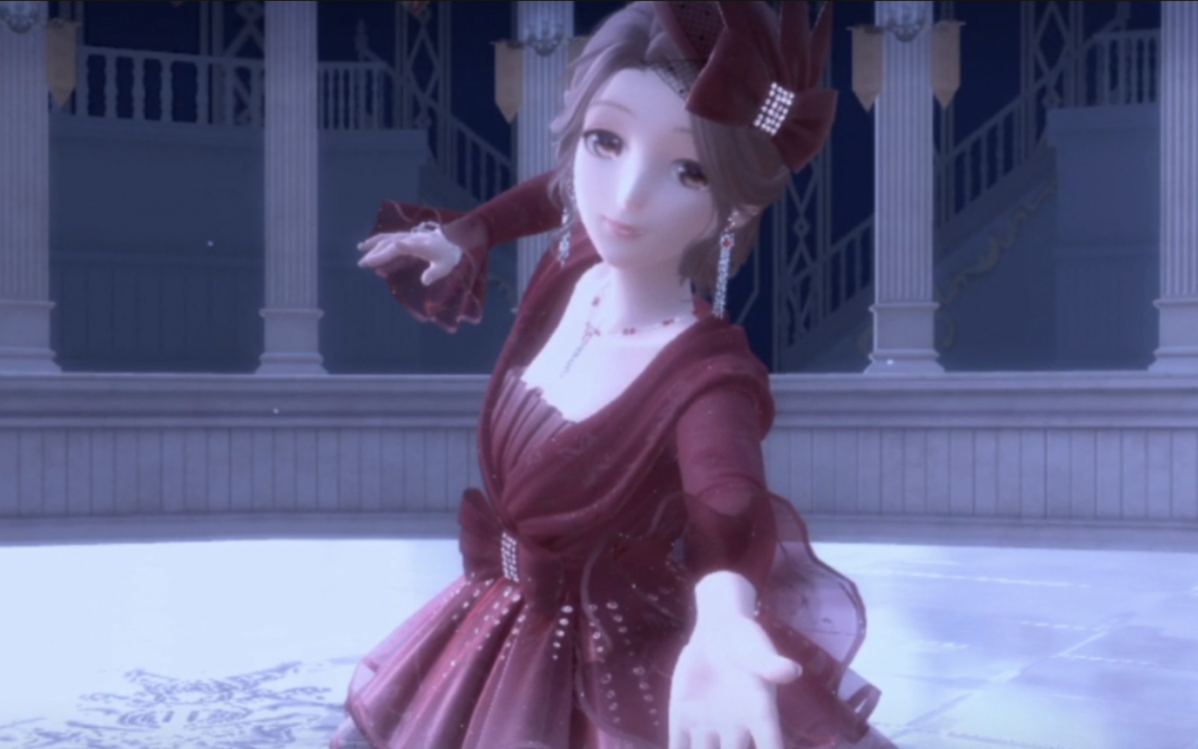 活动作品闪耀暖暖一衣红雪的舞会王红花yyds