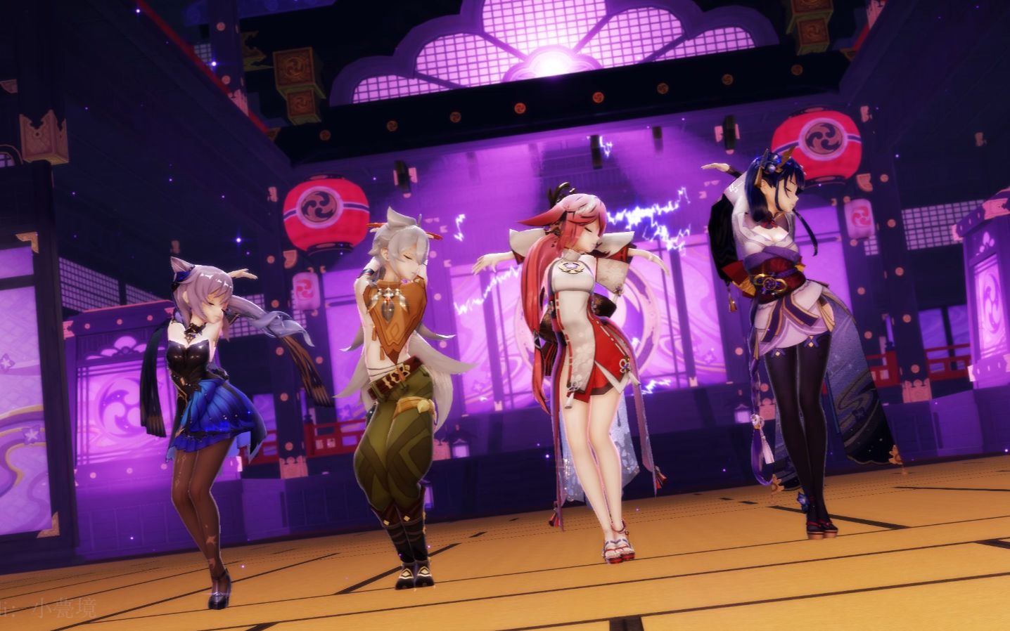 【原神mmd】提瓦特雷系女团,提线木偶stellar - marionette_哔哩哔哩