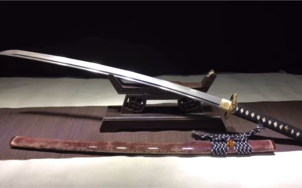 武士刀手工刀t10真鱼皮三枚合大长切