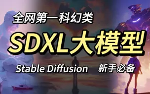 下载视频: 全网使用量第一的科幻风格SDXL大模型，你一定要试试，Stable Diffusion大模型，AI绘画教程