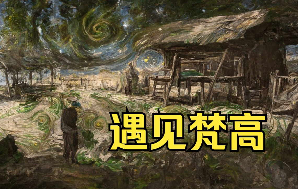 【永劫無間】當我用梵高星月夜畫風畫永劫無間原畫!