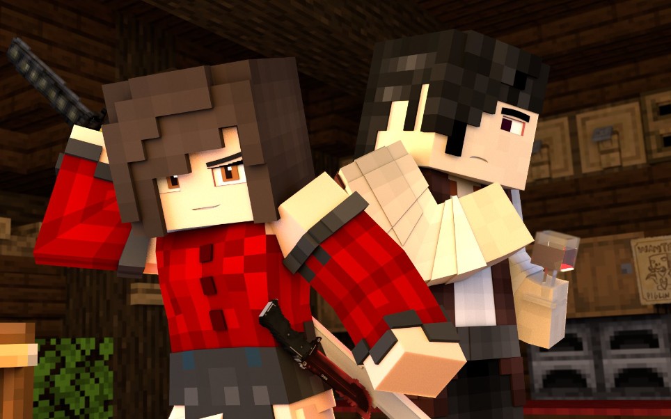 【rainimator/minecraft动画/官搬】nightmares - a minecraft