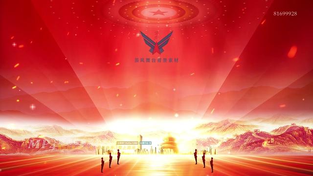 《我们的新时代》 爱国歌曲节日晚会舞蹈演出舞台高清led视频背景素材