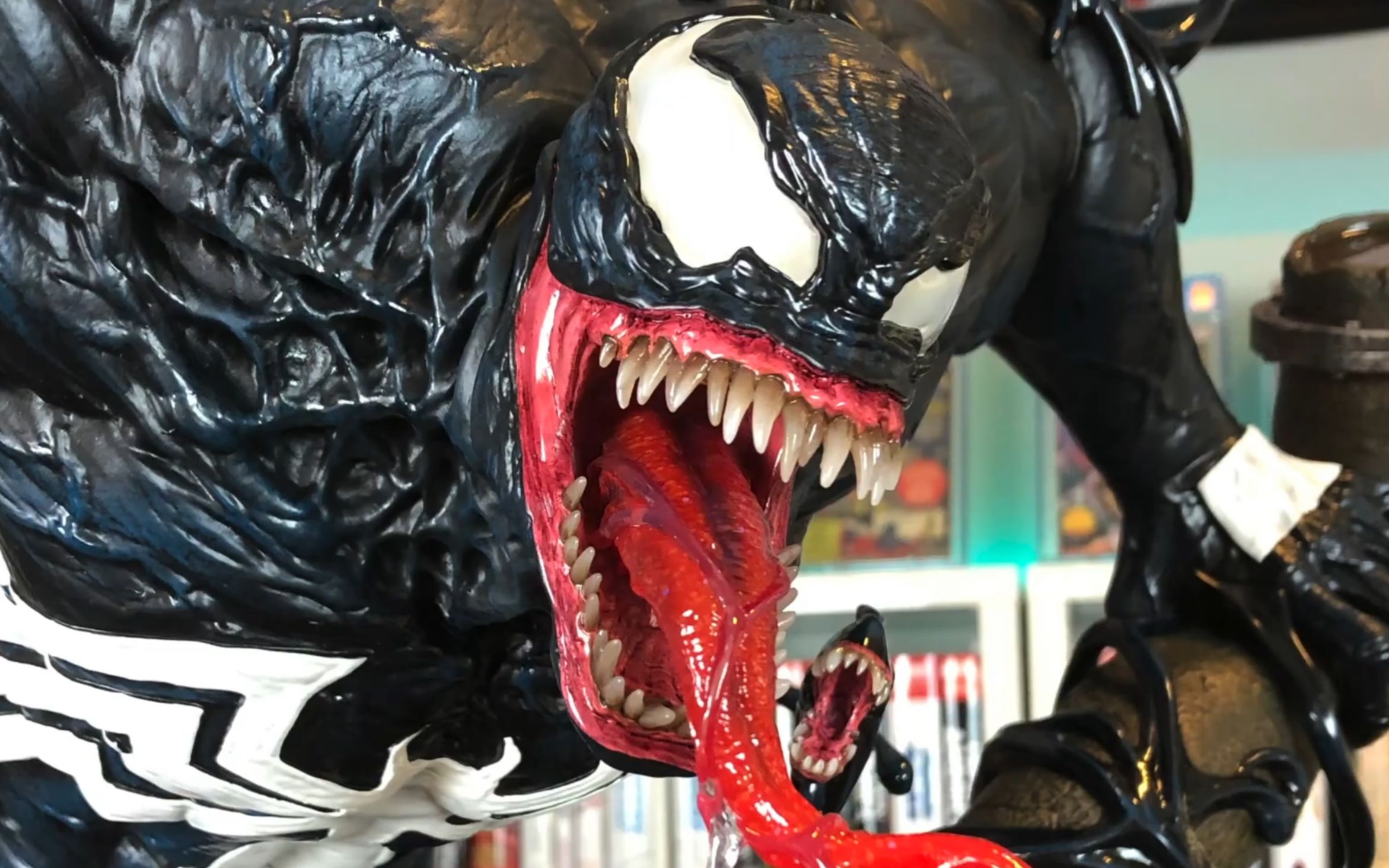 [图]毒液 Prime 1 Studio VENOM Statue Unboxing u0026 Review