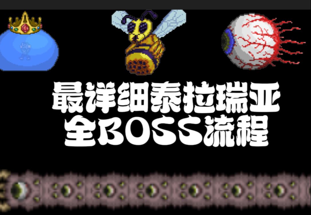 【泰拉瑞亚最详细全BOSS流程】最详细新人入门教程全流程!萌新看过来!骷髅王前篇哔哩哔哩bilibili泰拉瑞亚