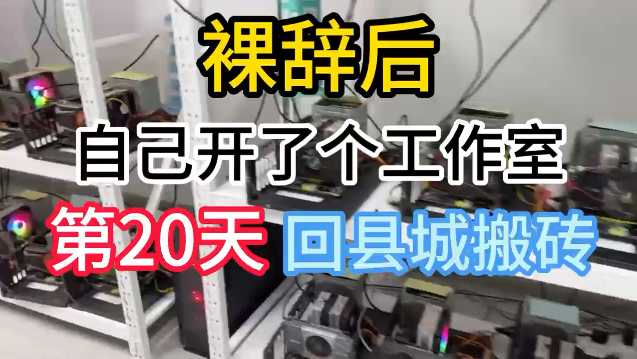 裸辞后20天自己开了个工作室网络游戏热门视频