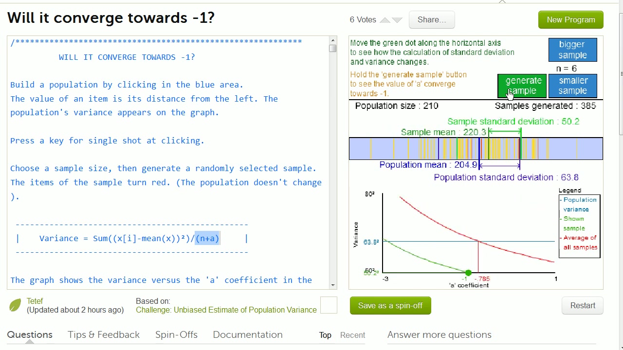 样本的标准差和方差 Variance and standard deviation of a sample [Khan Academy]哔哩哔哩bilibili