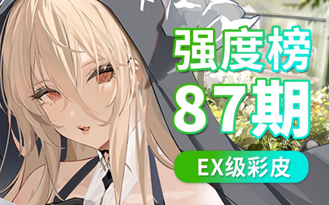 【兎老师】碧蓝航线舰娘强度榜第87期新增EX级彩皮航母怨仇碧蓝航线