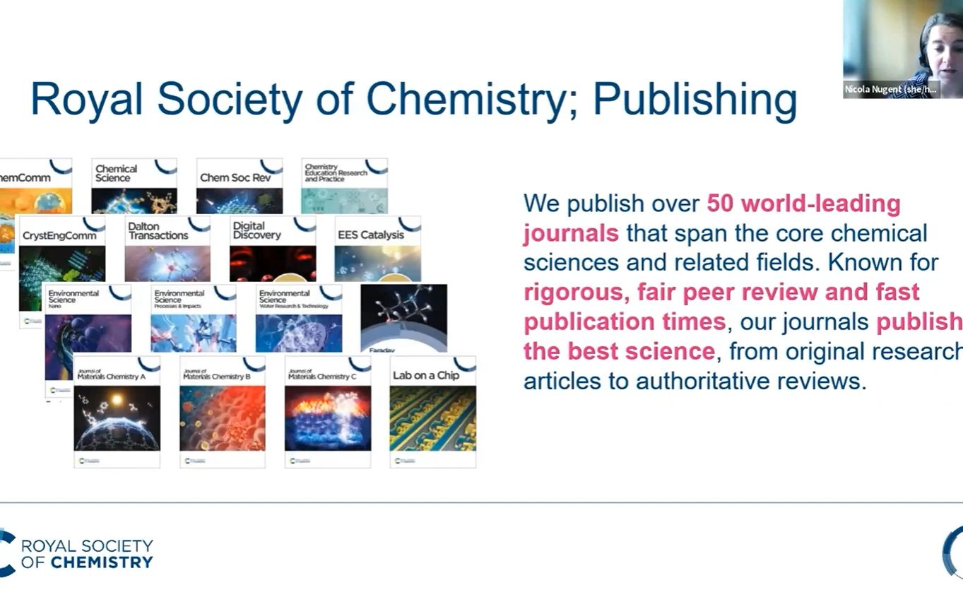 [图]Peer Review Week webinar – insights from Royal Society of Chemistry journal edit