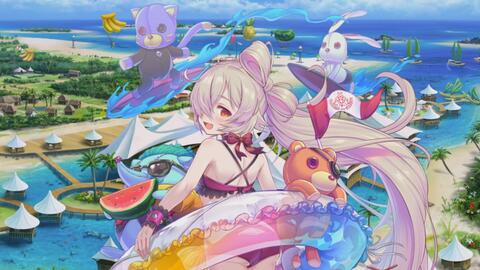 Flower Knight Girl 美少女花骑士高难易度关卡 Vs封印の古代花騎士vs英雄ジニア 攻略演示 哔哩哔哩