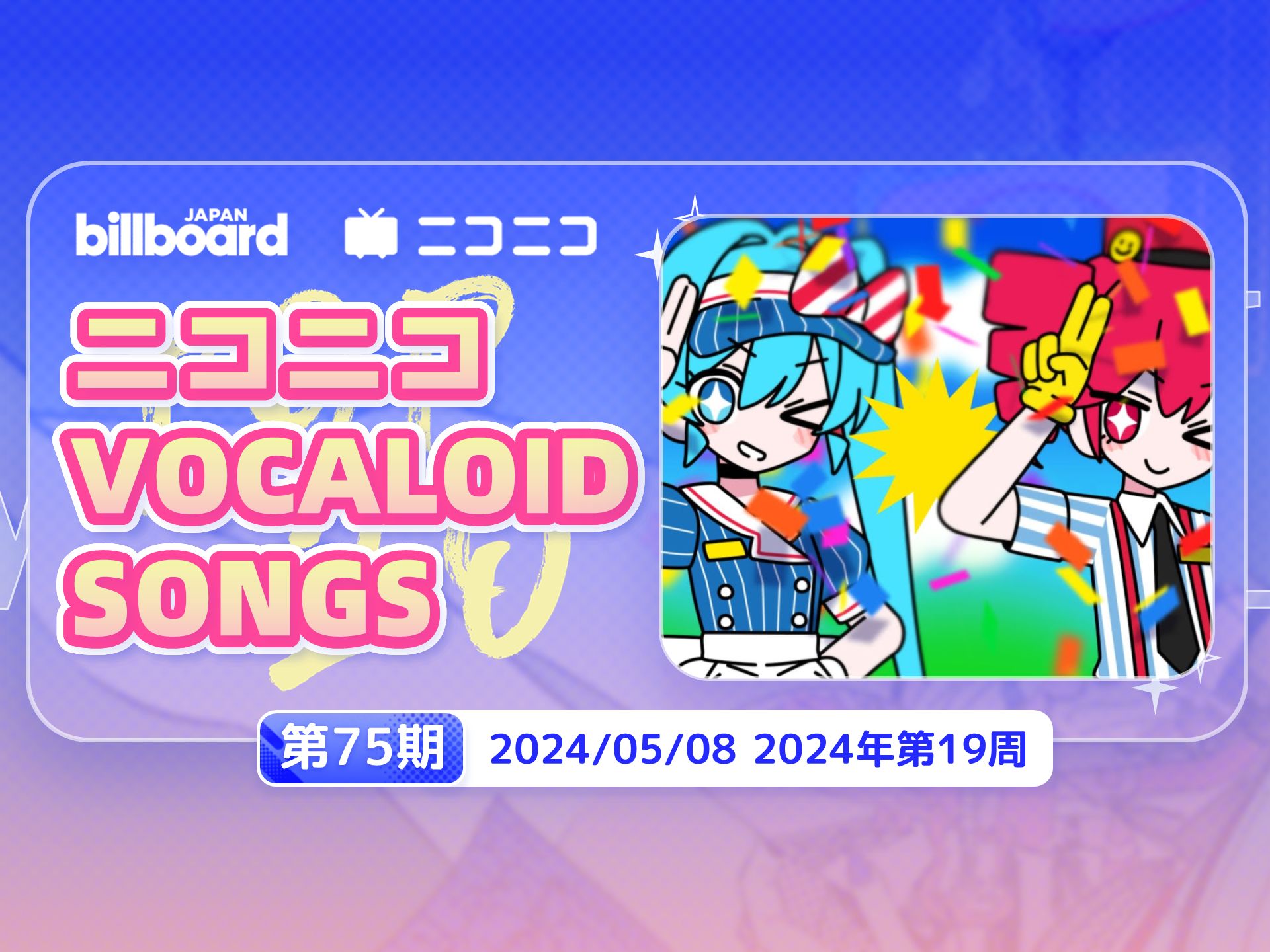 billboard术力口周榜 2024/05/08 2024年第19周(第75期)