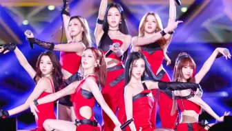 RED女团《红灯行》全景舞台直拍！红衣好辣！