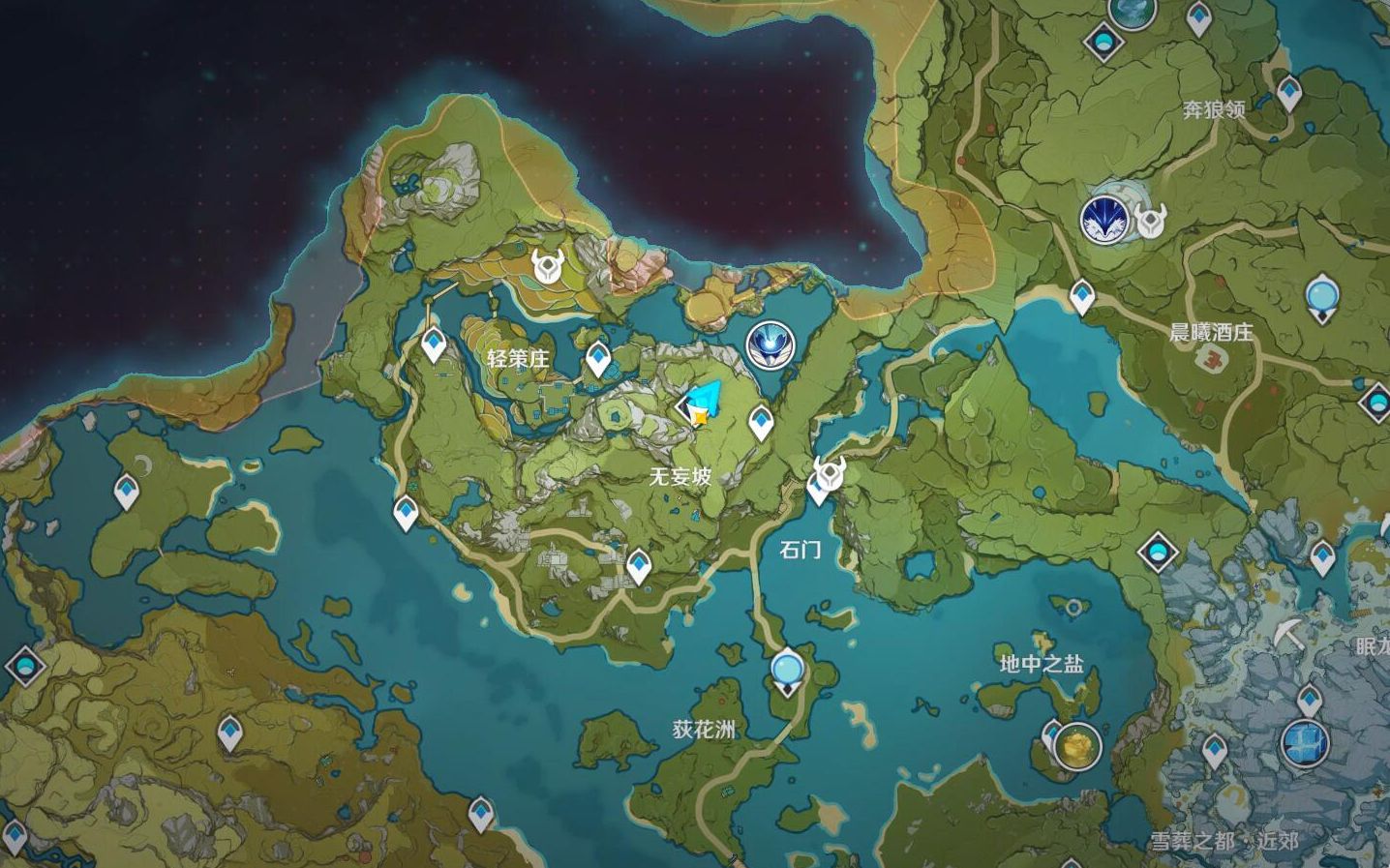 【原神】松木快速采集路线循环