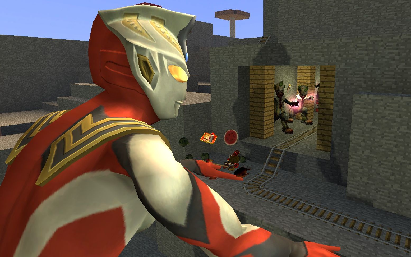 gmod:杰斯提斯奥特曼用零食能把小丑怪兽引出来吗?