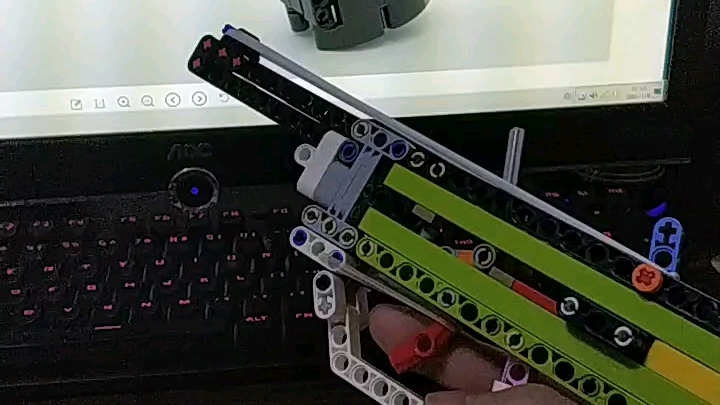 乐高p38皮筋发射器优化版测试