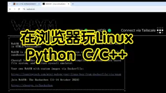 Download Video: 「WebVM」在浏览器上运行「Linux」系统👍