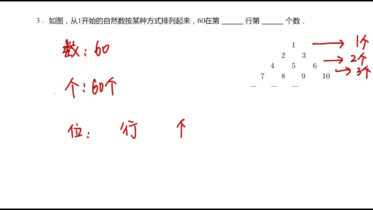 三角形数表-本3