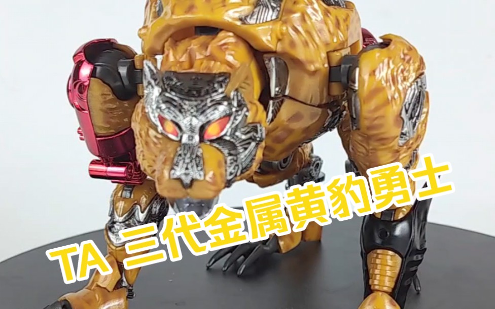 我的玩具分享第81期——ta三代金属黄豹勇士