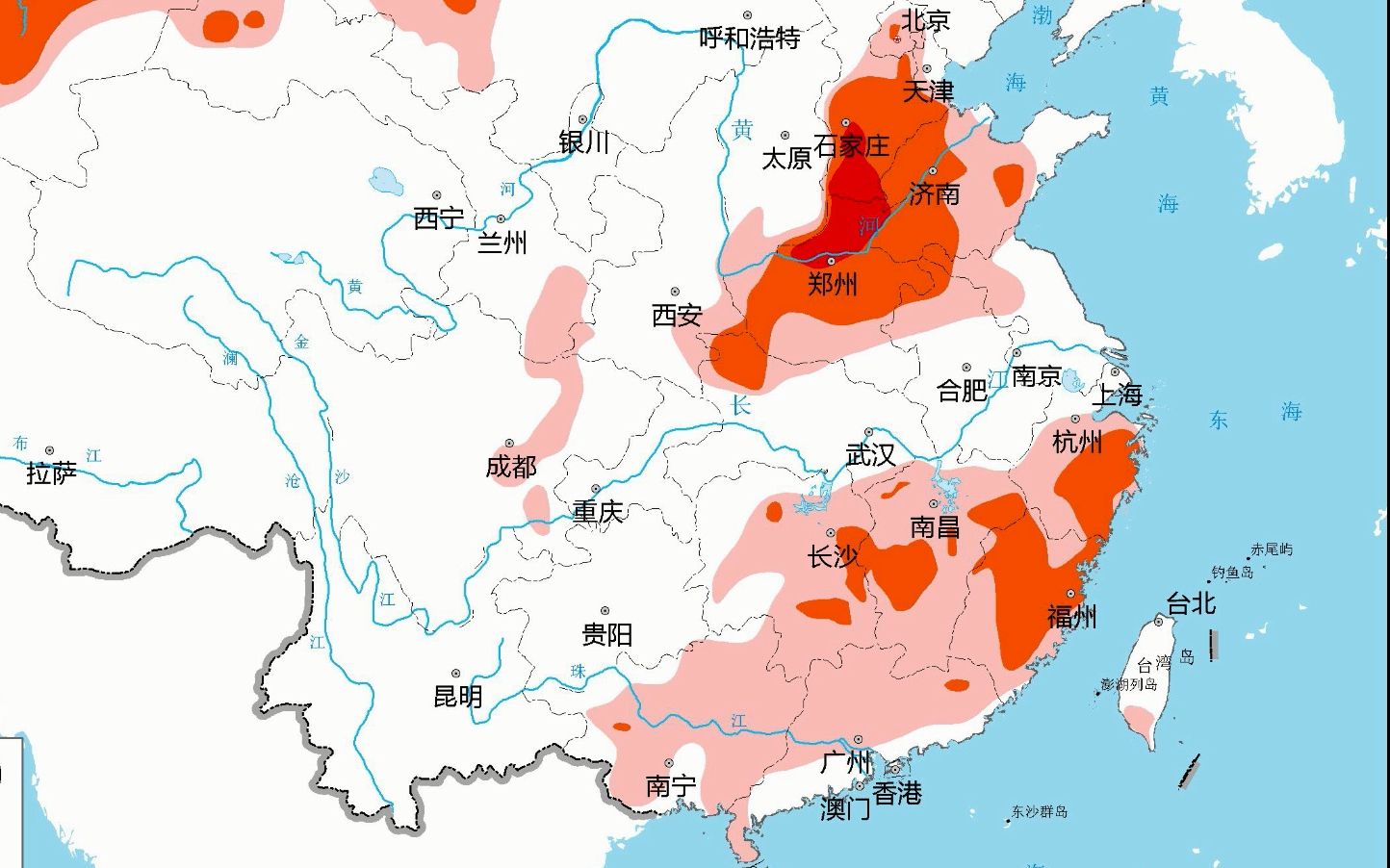 防暑防晒防烫伤!华北热浪持续升级,最高升至43.7℃,预报:北方高温中旬初减弱,但南方高温刚起步哔哩哔哩bilibili