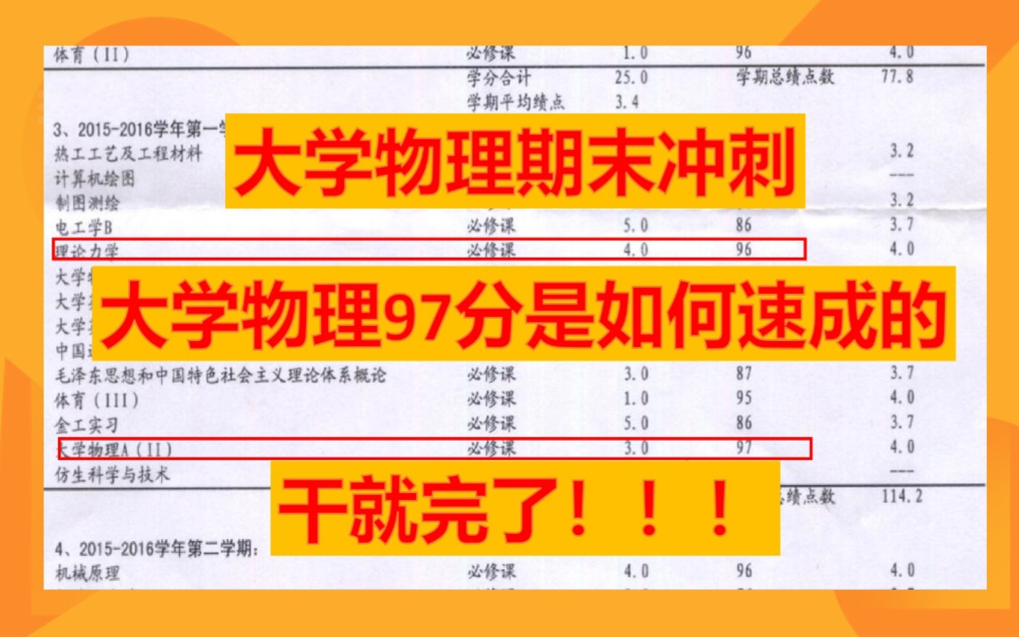 大学物理力学、电磁学、光学、振动学、热力学期末速成,期末不挂科,知识点总结哔哩哔哩bilibili