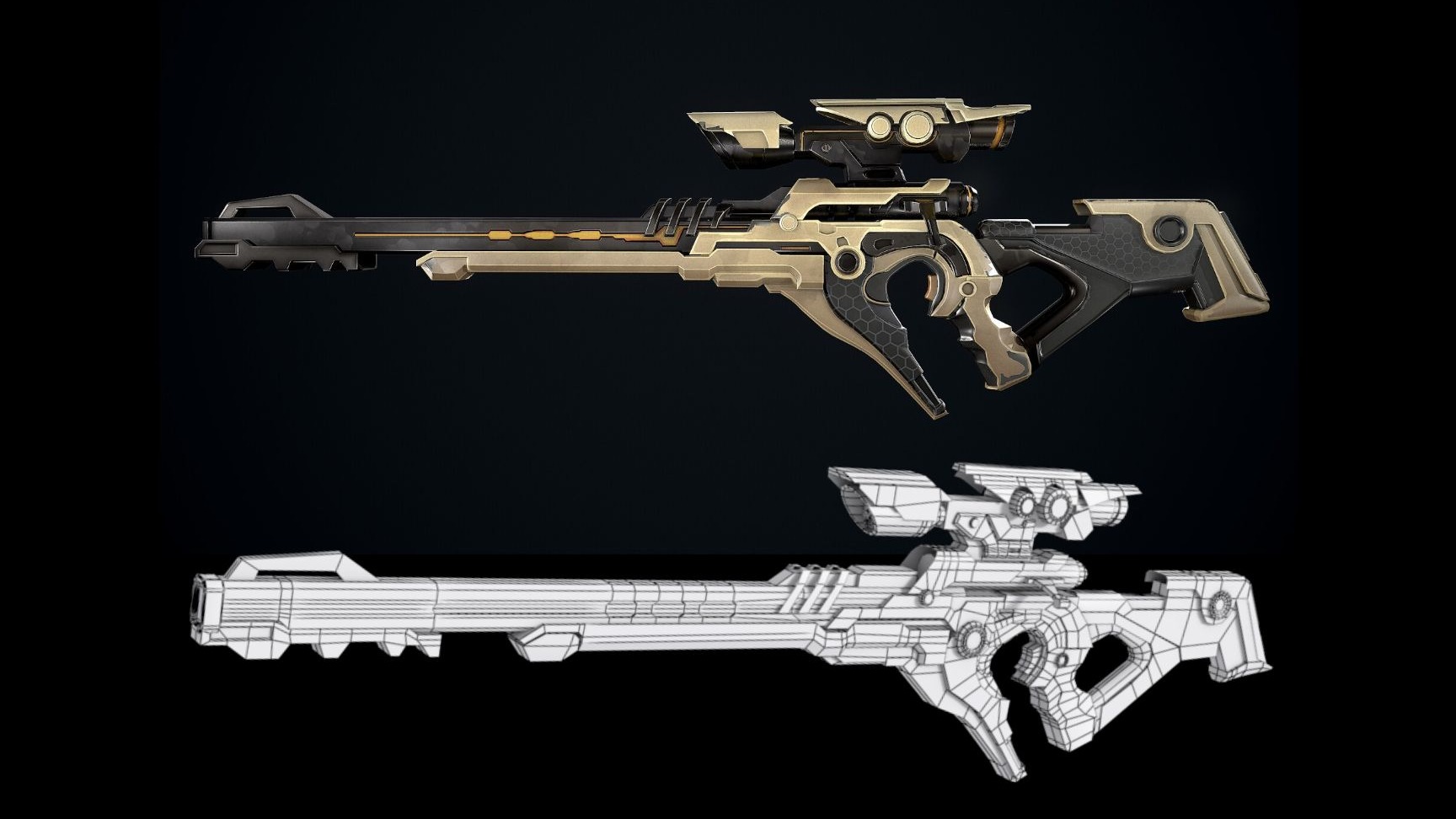 枪械武器模型制作,适合新手入门的3dmax简单案例!