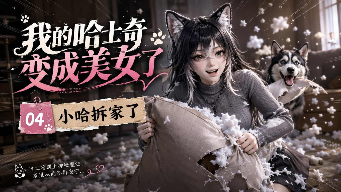《我的哈士奇变成美女了-04》