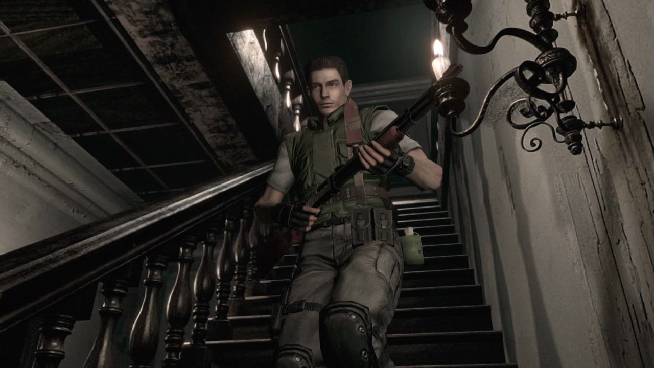 【真正反人类】生化危机重制版 chris篇真实生存模式 p2