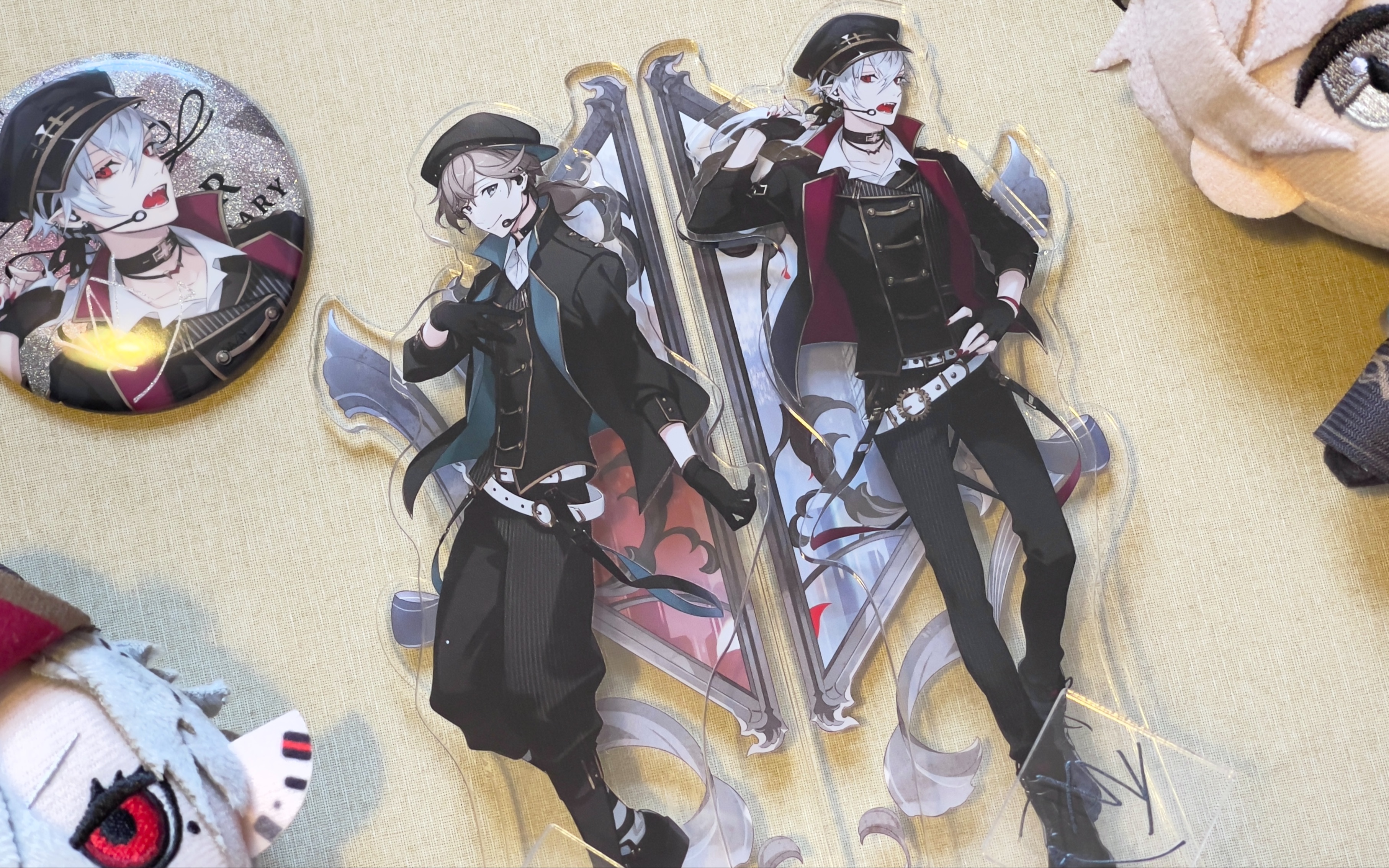 谷子开箱 - chronoir三周年纪念周边 吧唧立牌玩偶