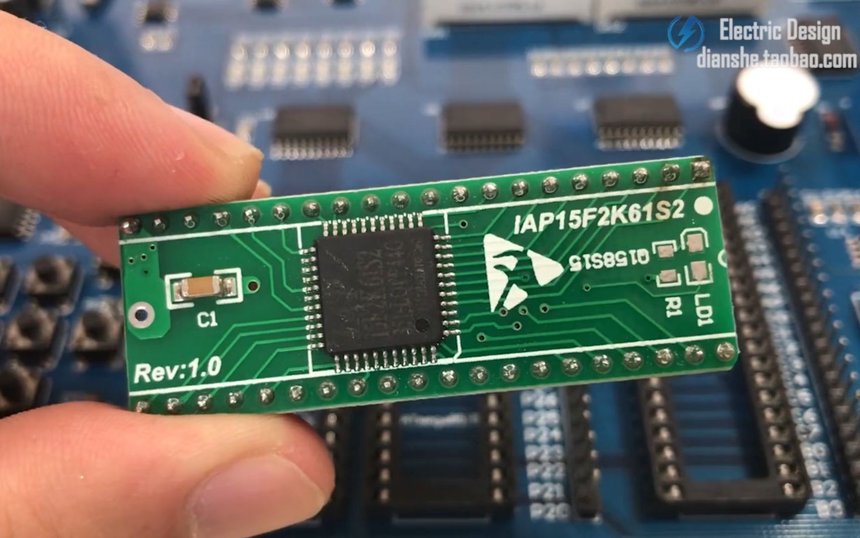 蓝桥杯单片机开发板ct107d--stc89c52rc和iap15转接板安装下载方法