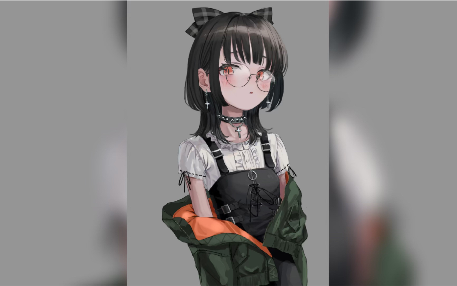 画师:なで肩.会把人物加入到自己现实中拍的照片.