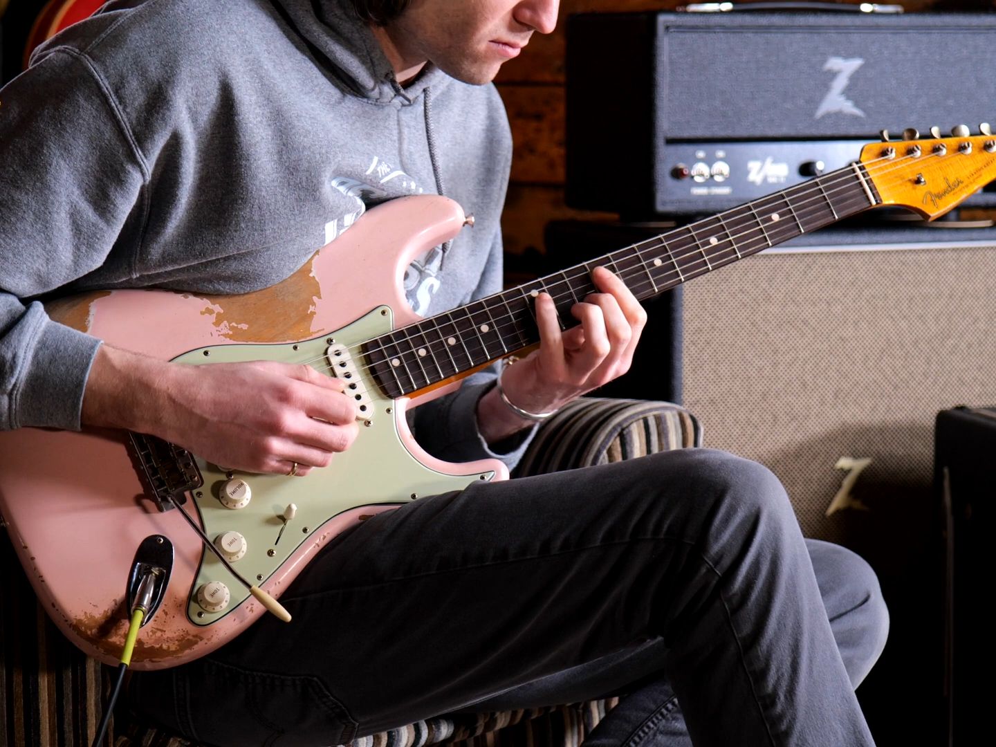 【名琴欣赏】fender custom shop kyle mcmillin masterbuilt 61