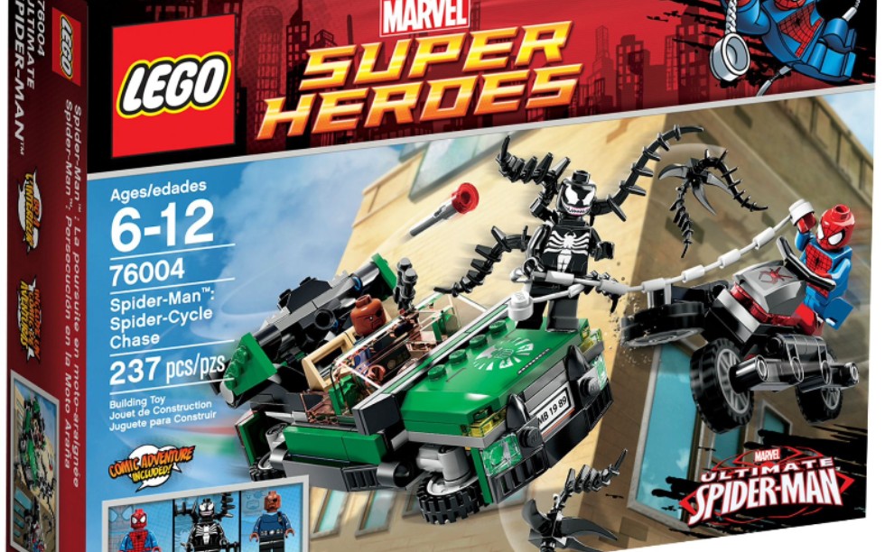 乐高 漫威超级英雄 76004 蜘蛛机车大追踪 速组评测
