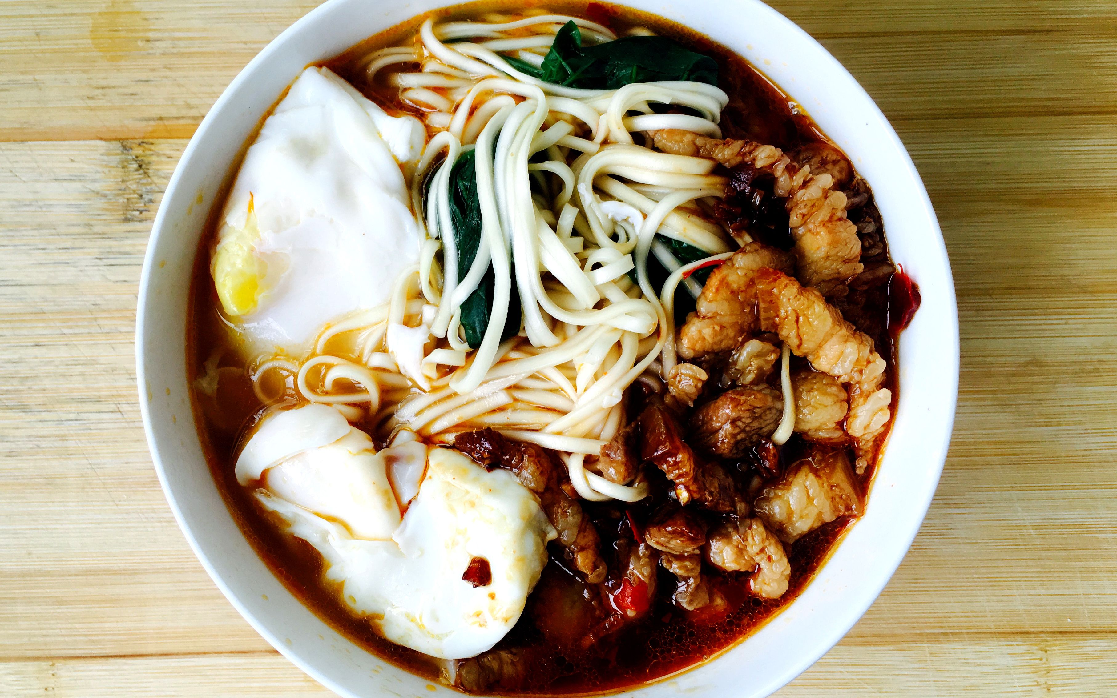 鸡蛋肉丝面做法,简单实惠又好吃,一碗都不够吃