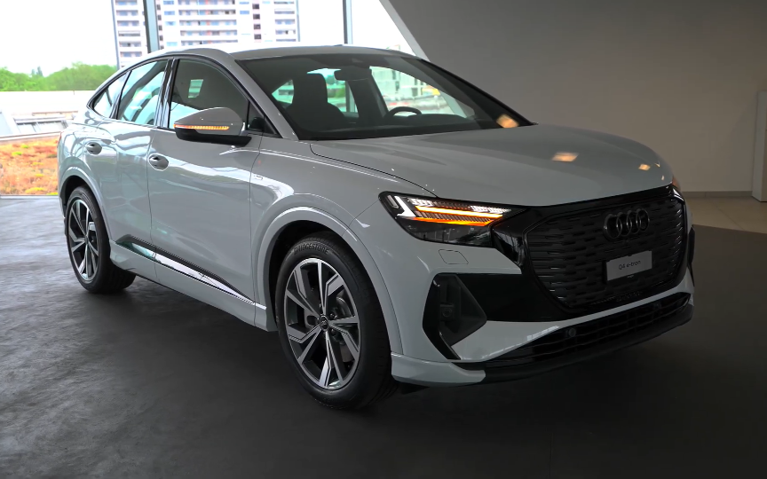 2024新款奥迪Q4 etron Sportback(海外) 外观和内饰细节哔哩哔哩bilibili