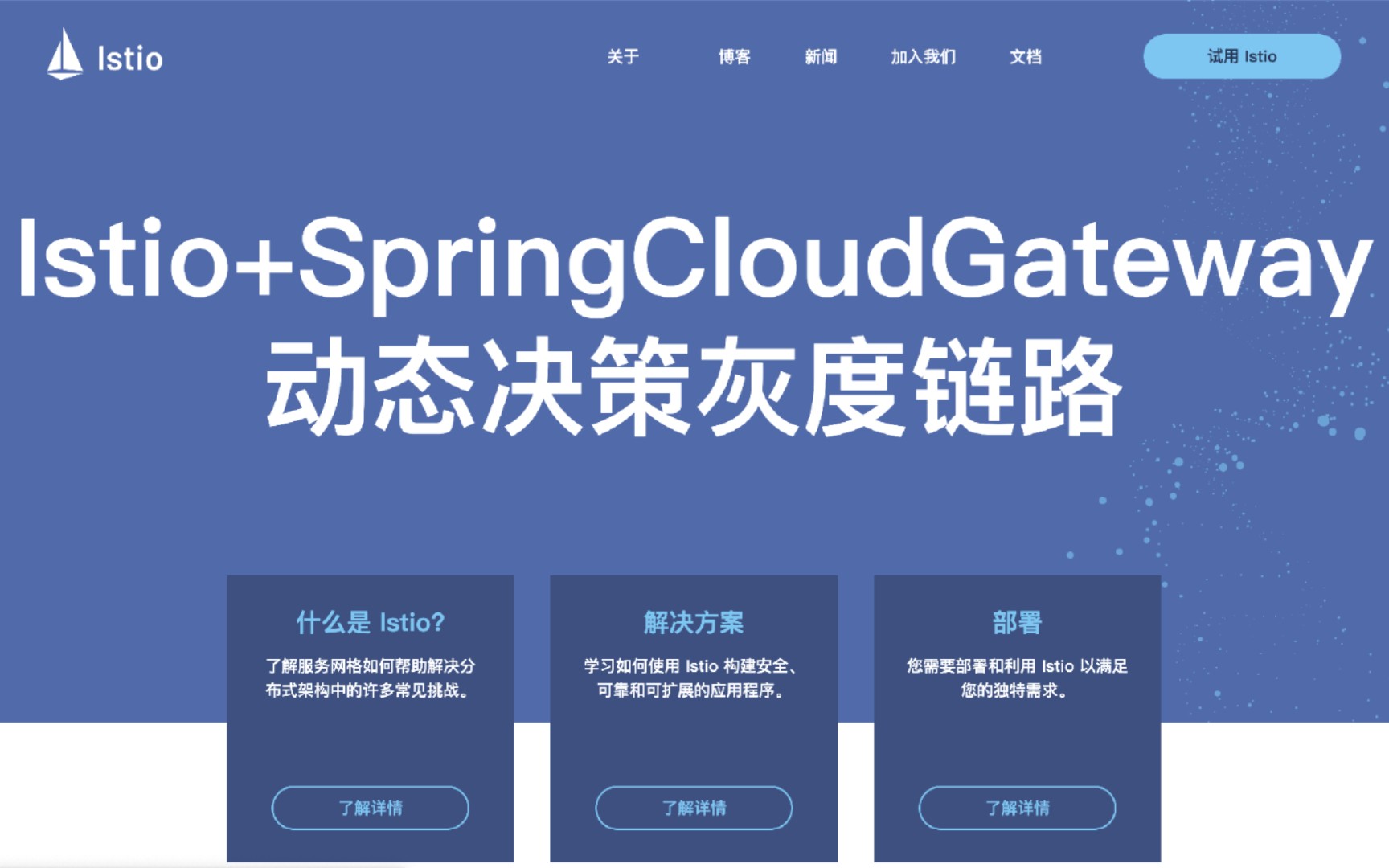 动态决策灰度链路Istio+SpringCloudGateway哔哩哔哩bilibili