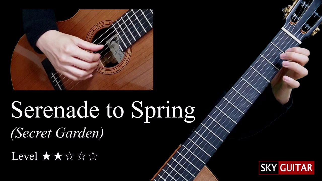 [图]Serenade to Spring - Guitar Lesson + TAB